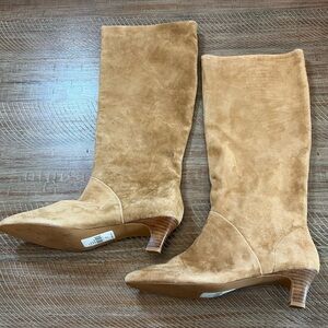 Tan Suede Women's Boots